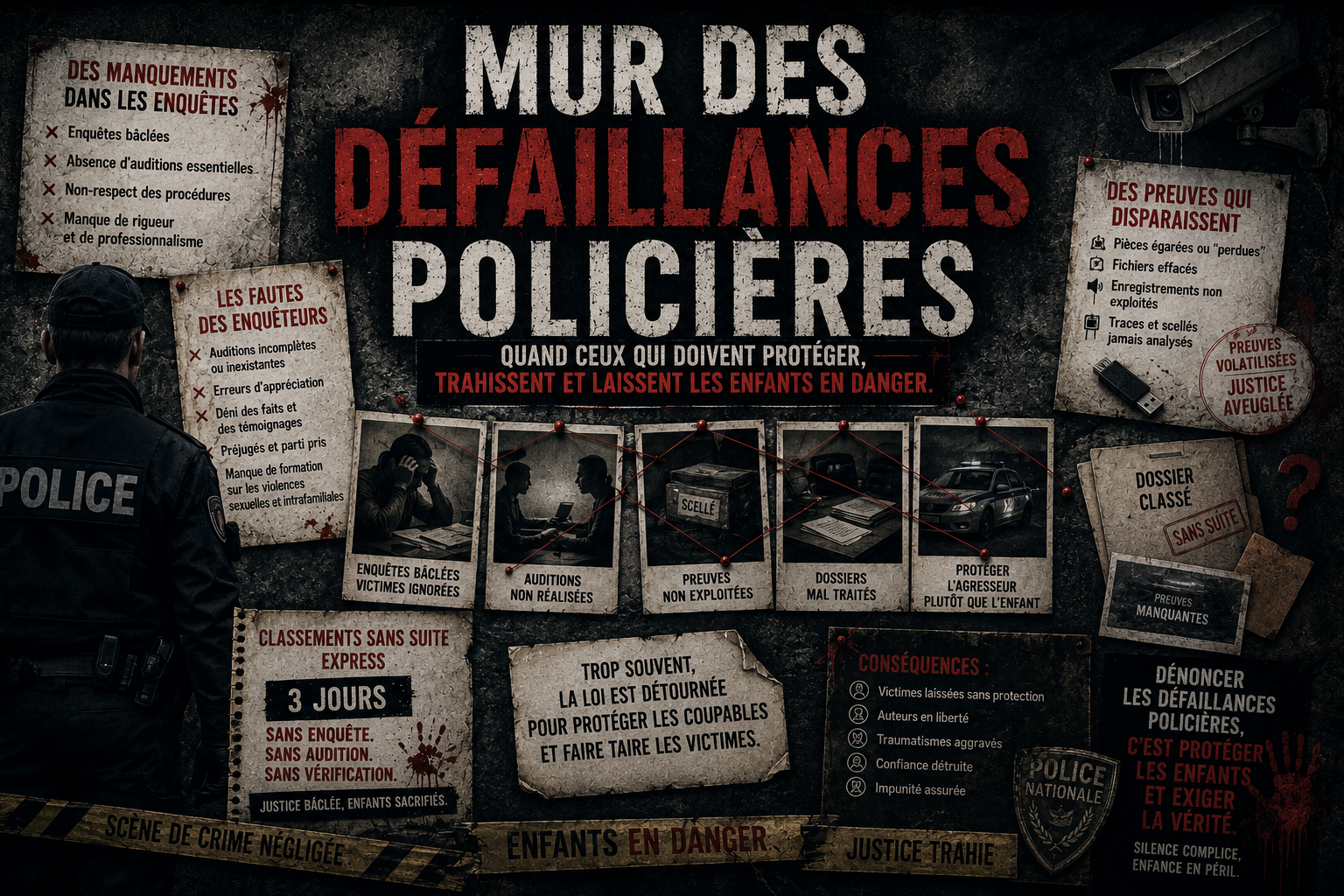 Mur des défaillances policières